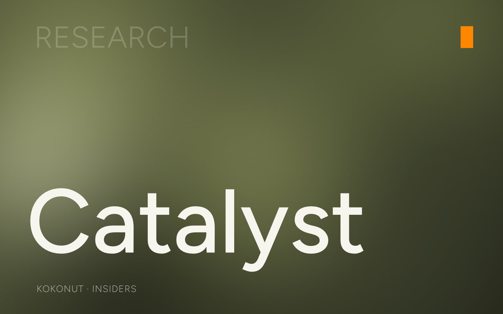 Projekt Catalyst: Der Startschuss für unsere F&E