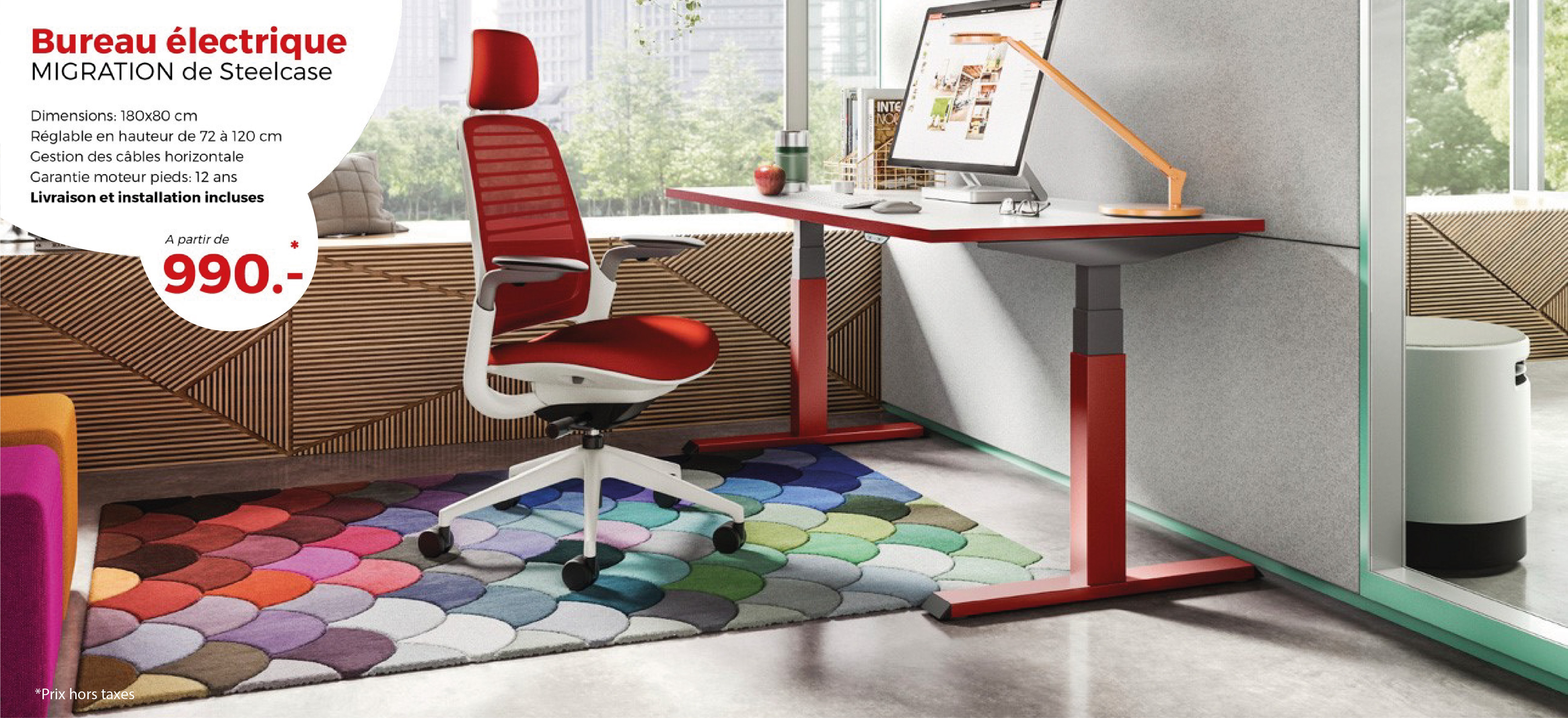 Bureau électrique de qualité à prix doux