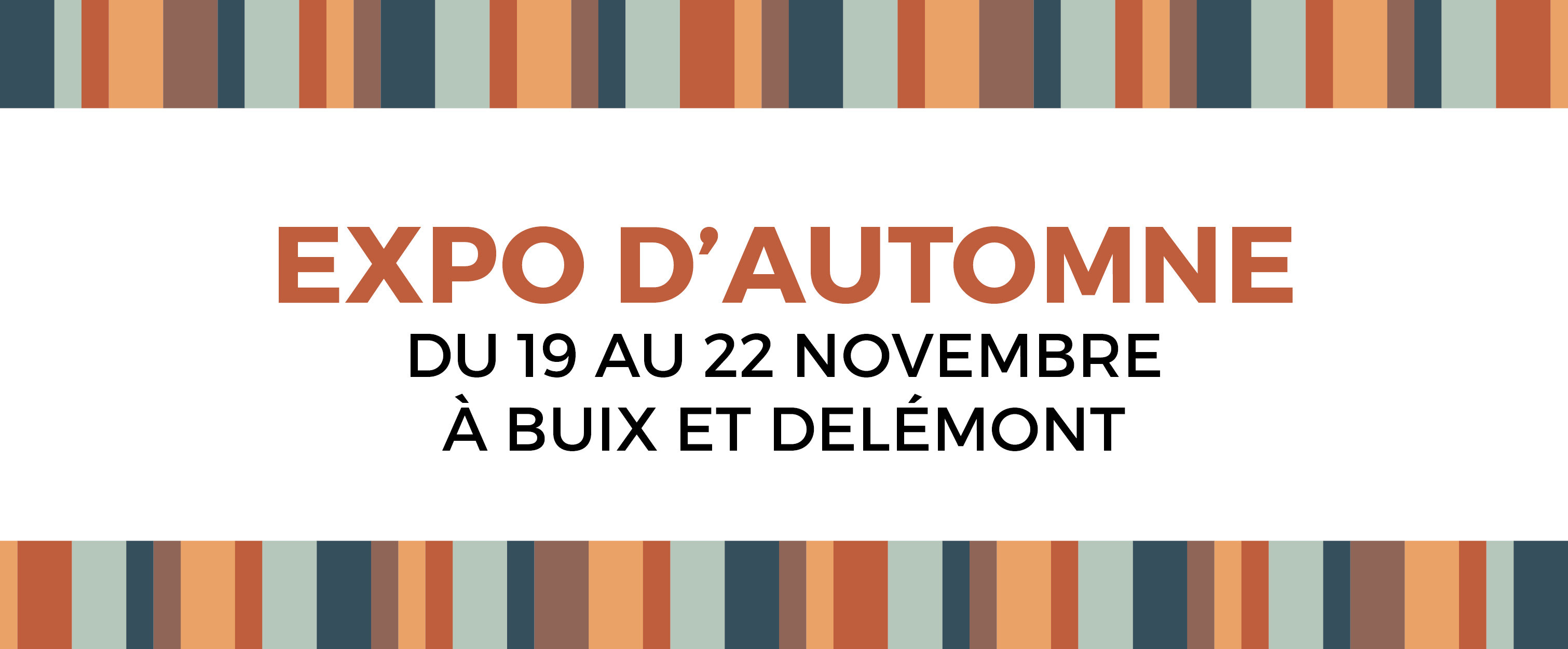 Expo d'automne du 19 au 22 novembre