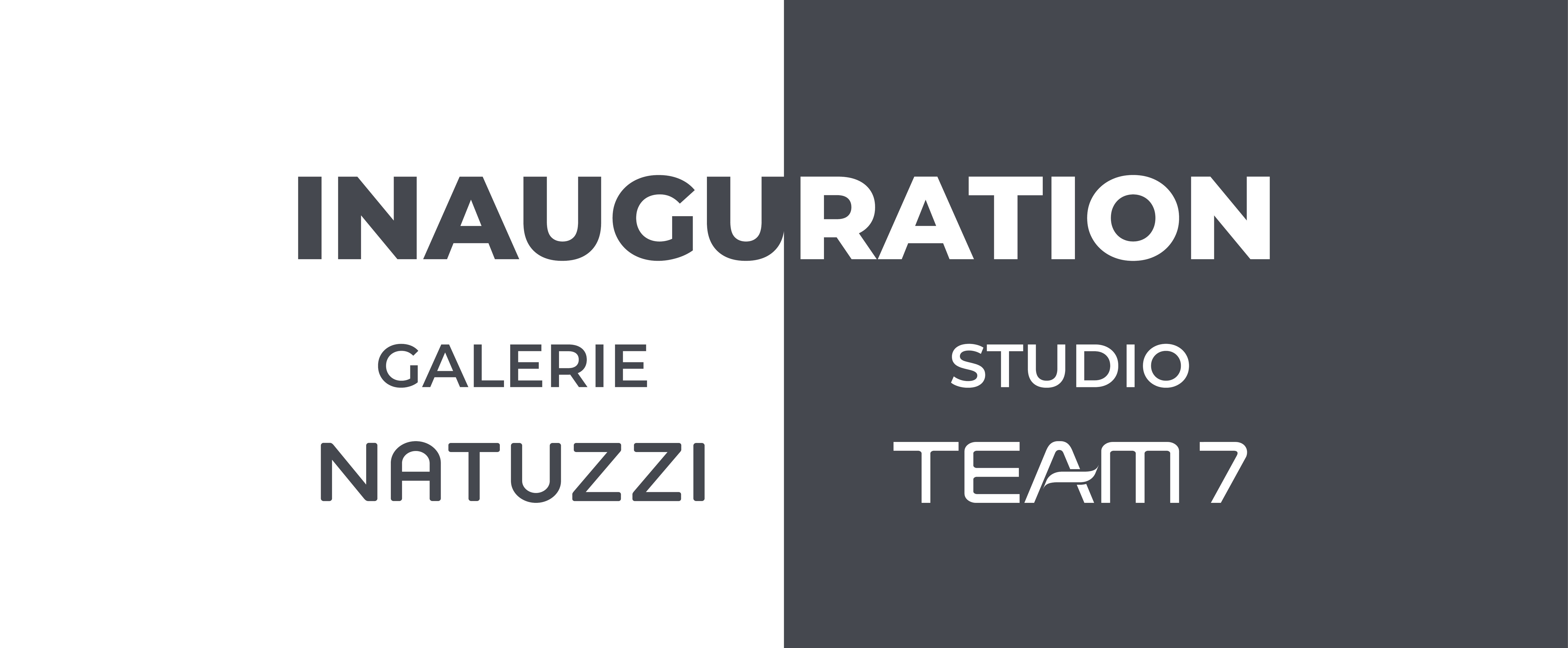 Inauguration studio Team 7 et galerie Natuzzi