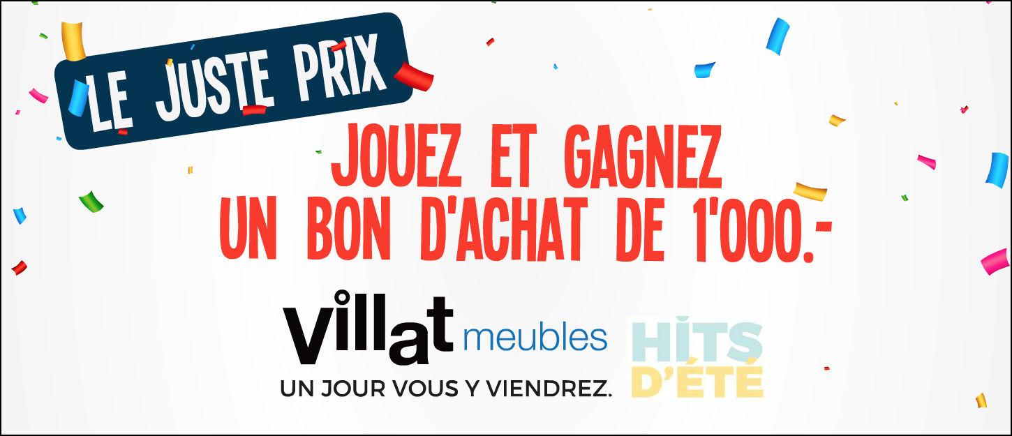 Le JUSTE PRIX, le grand jeu de l'été de Villat Meubles