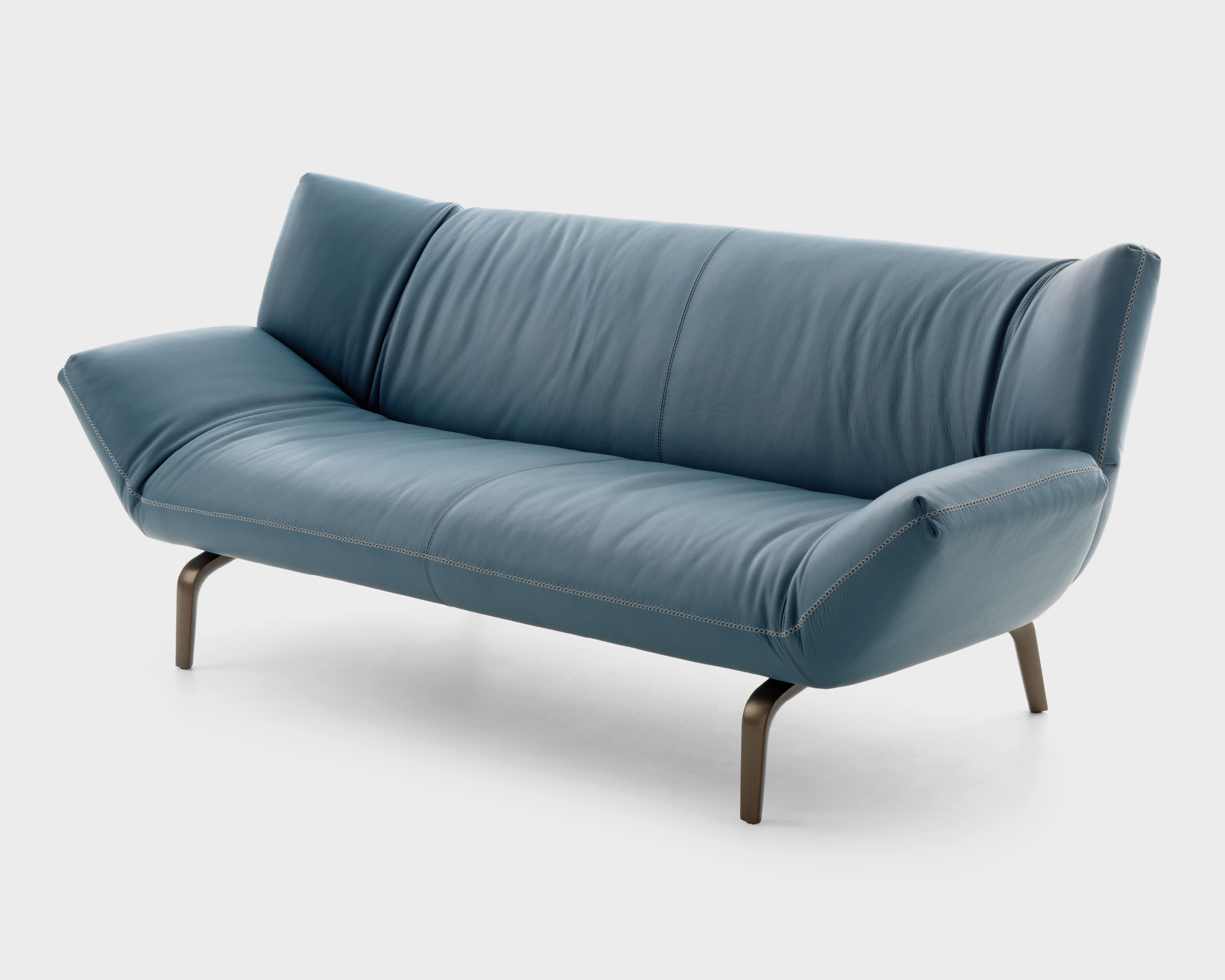 Canapé Devon de Leolux en cuir Senso