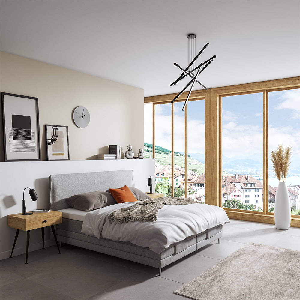 Boxspring Yverdon de Superba - Villat Meubles