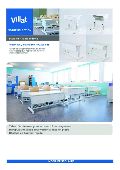 Mobilier Scolaire 2026