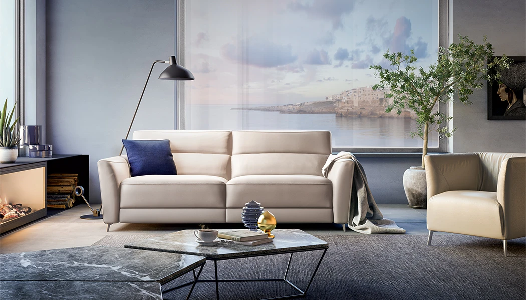 Canapé en cuir Stan de Natuzzi