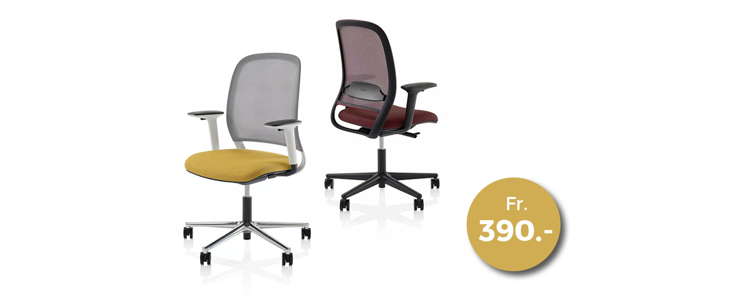 Beauté, durabilité, confort et prix avec le siège de travail Recur de Orangebox by Steelcase