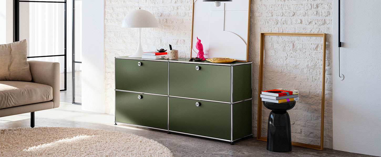 La nouvelle couleur vert olive des meubles USM