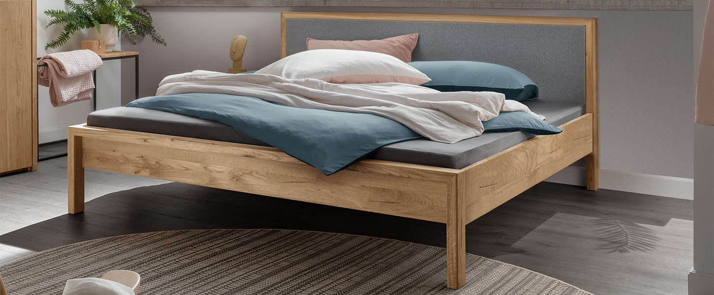 Lit en chêne massif Aalbeck
