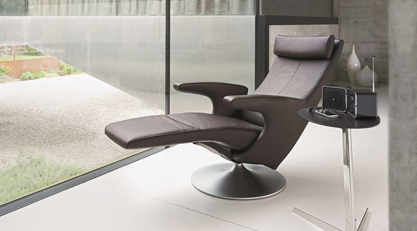 Fauteuil Le sourire en cuir