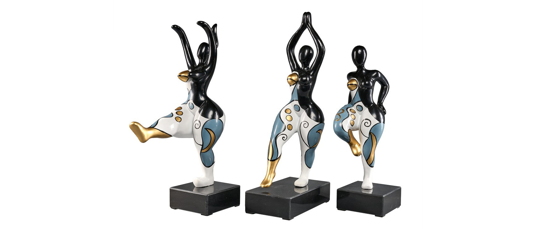 Décoration danseuses arabesque