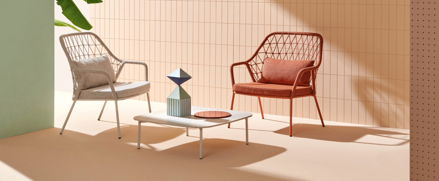 Fauteuil Panarea et table basse