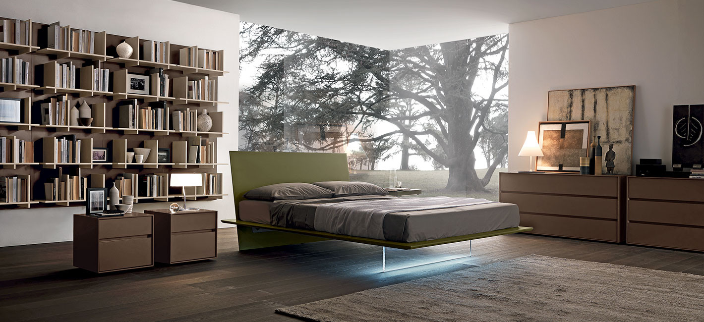 Lit Plana, commode Sibari et petite commode Club