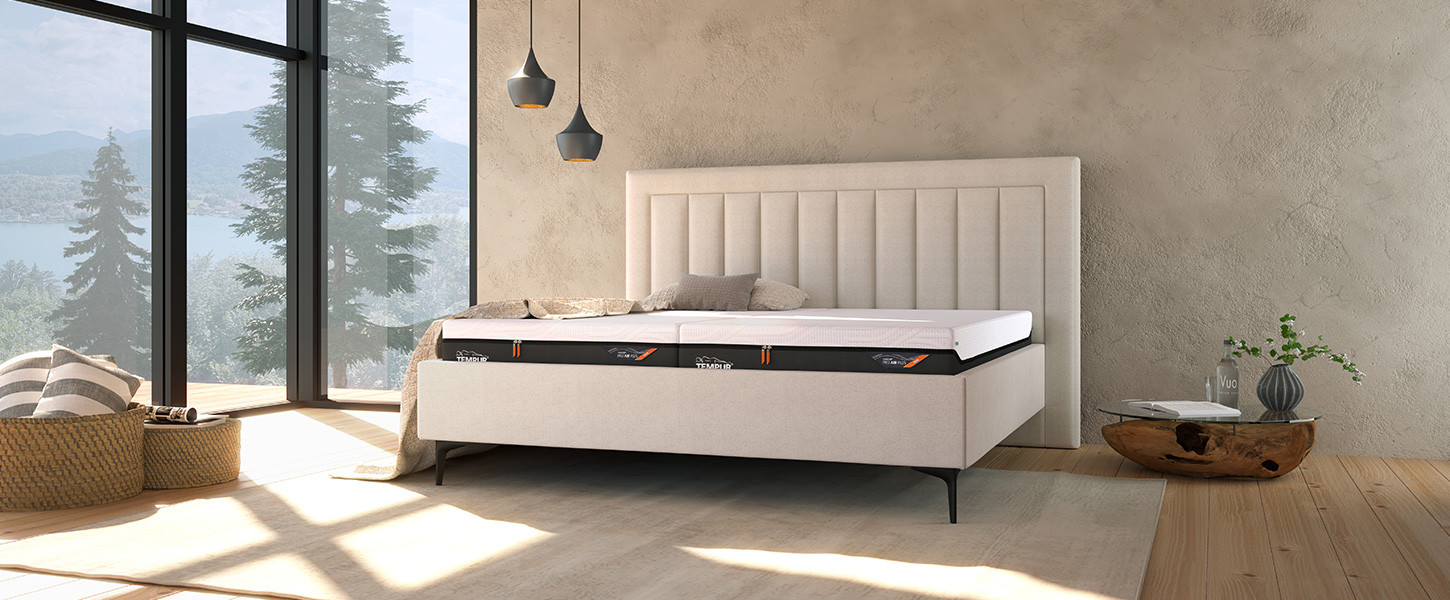 Lit Vintage avec literie