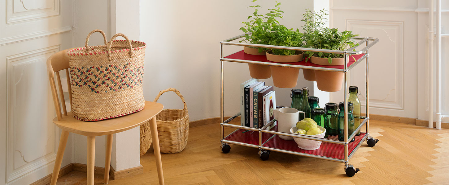 Chariot à roulettes