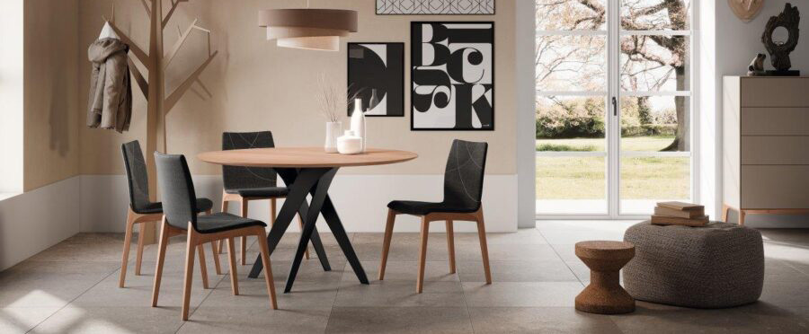 table Linea et chaise Sora