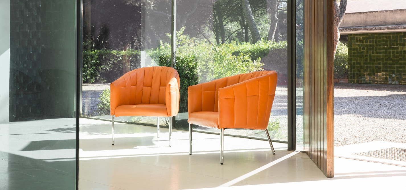 Fauteuil Rumba en cuir