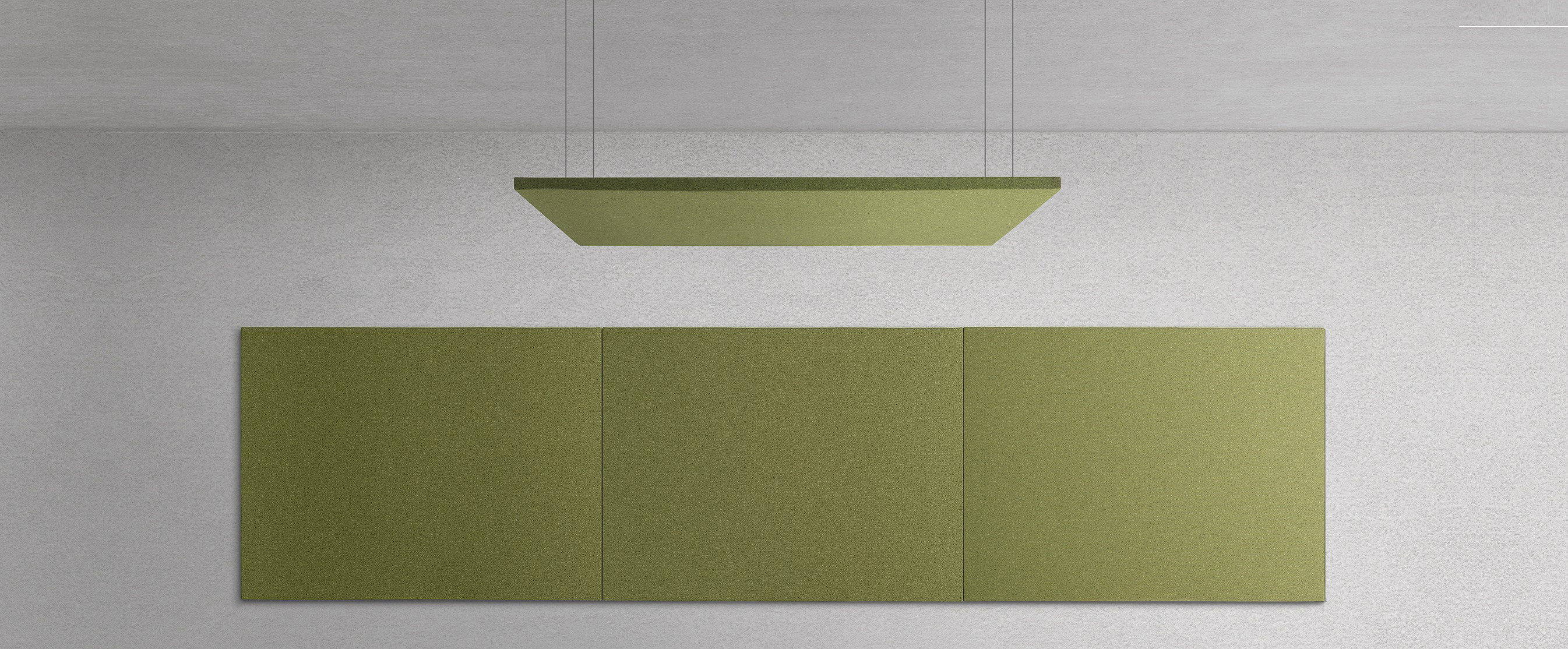 Panneau suspendu Oversize ceiling cables