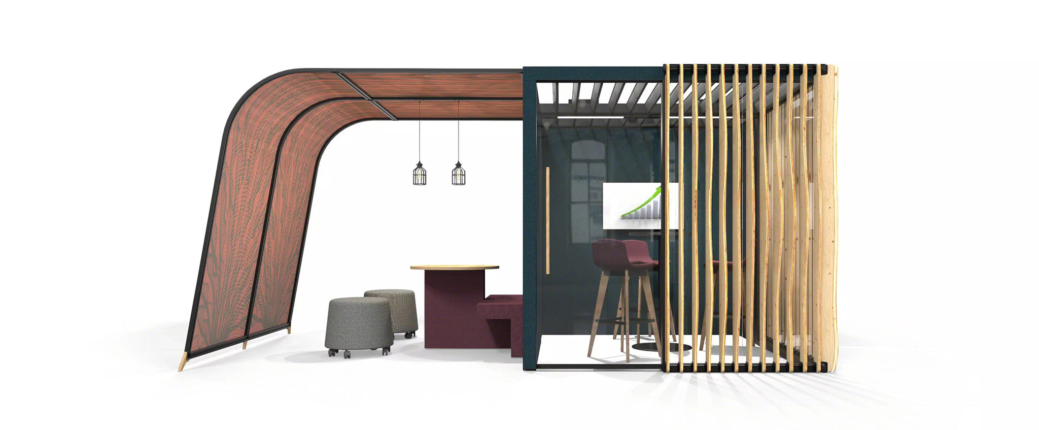 Séparation d'espace Campers&Dens