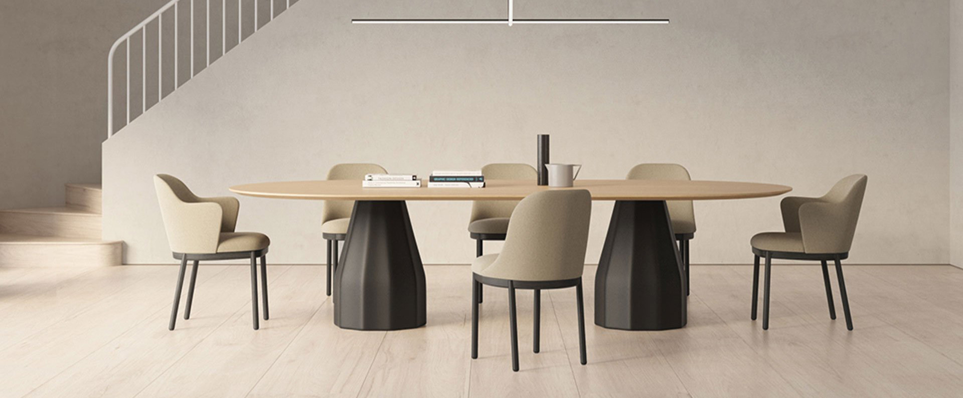 Siège Aleta et Table Burin