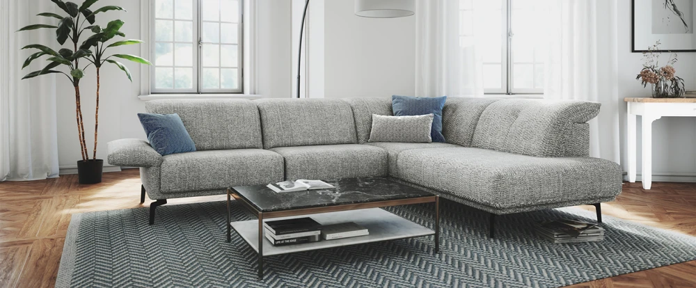 Canapé Barbuda en tissu