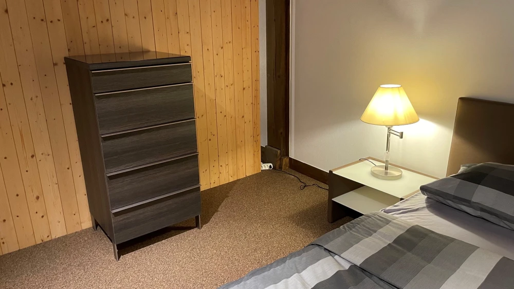 Chambre à coucher avec literie
