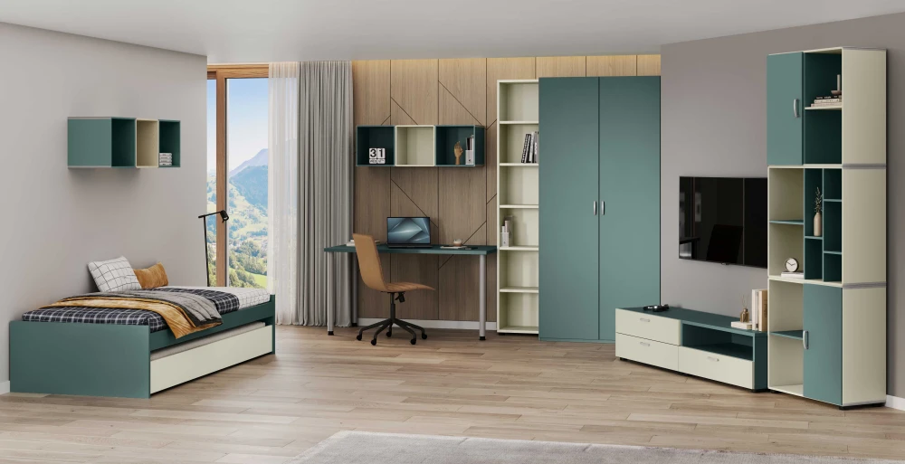 Studio avec lit gigogne