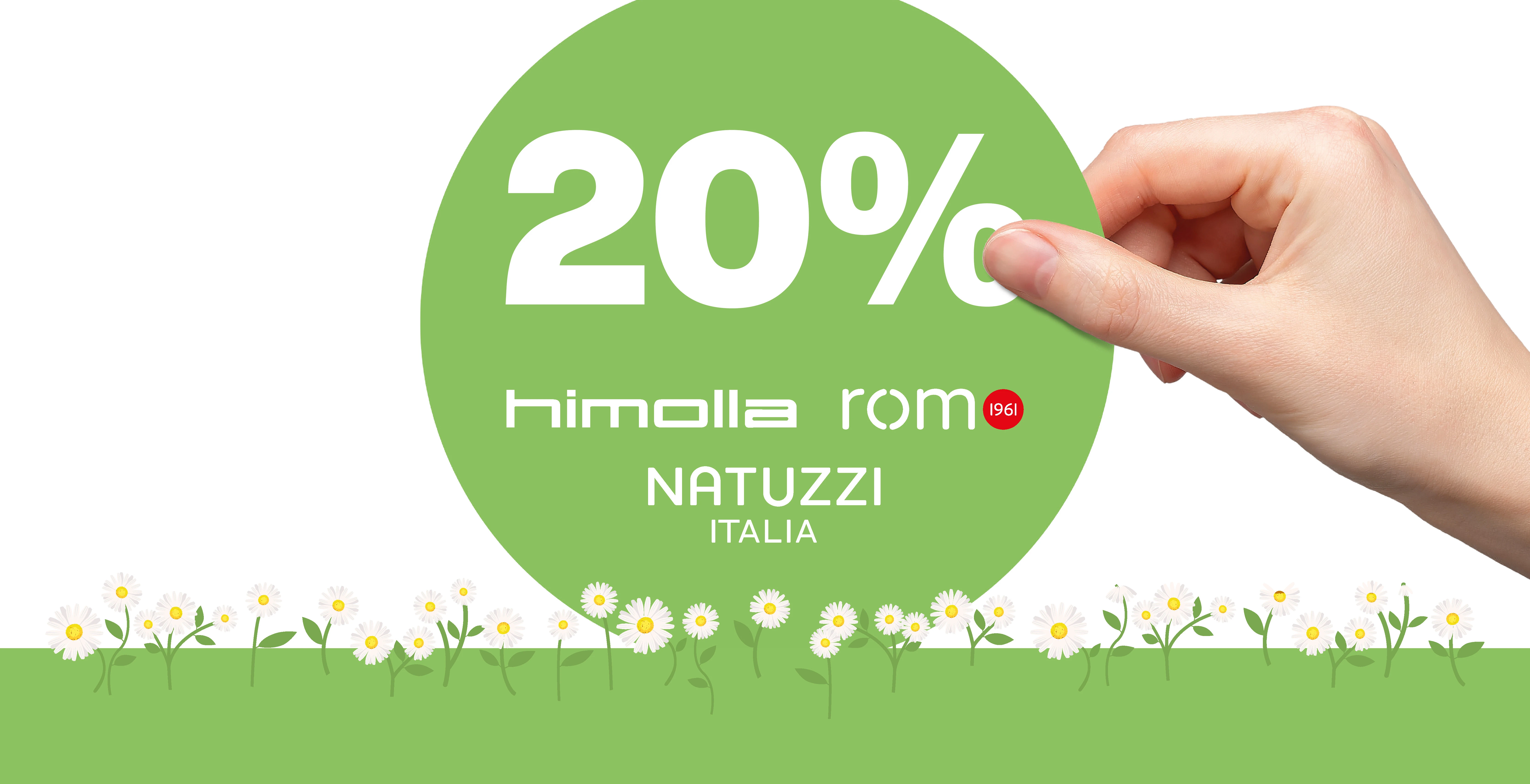 20% de rabais sur Himolla, Natuzzi et Rom 1961