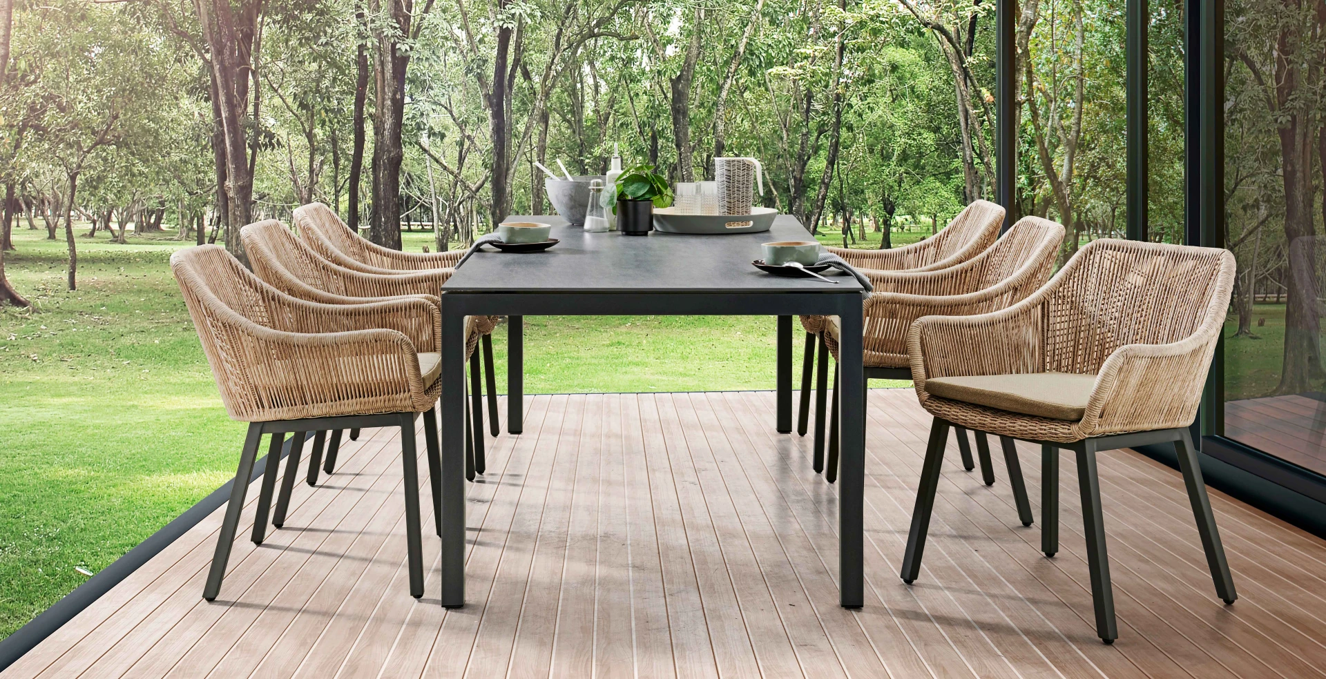 Large choix de mobilier de jardin 