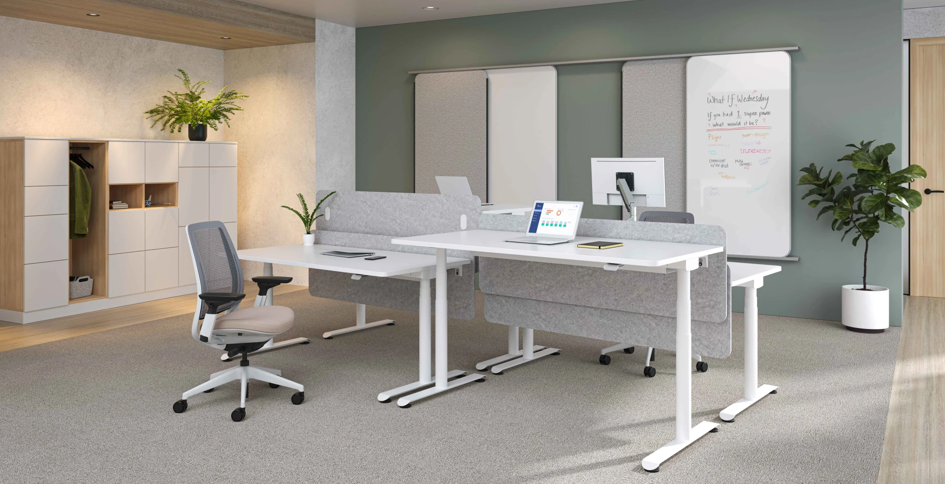 Bureau réglable en hauteur Possilio® de Steelcase