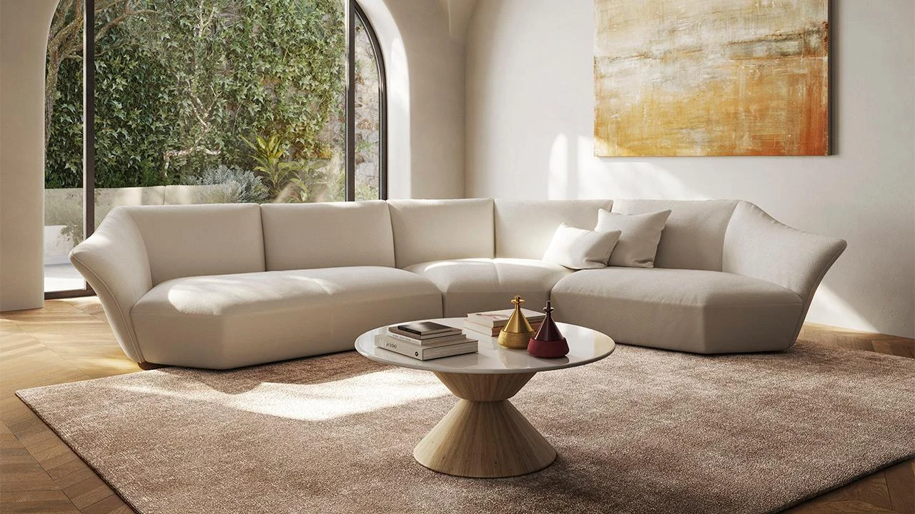 Canapé au design italien élégant de Natuzzi